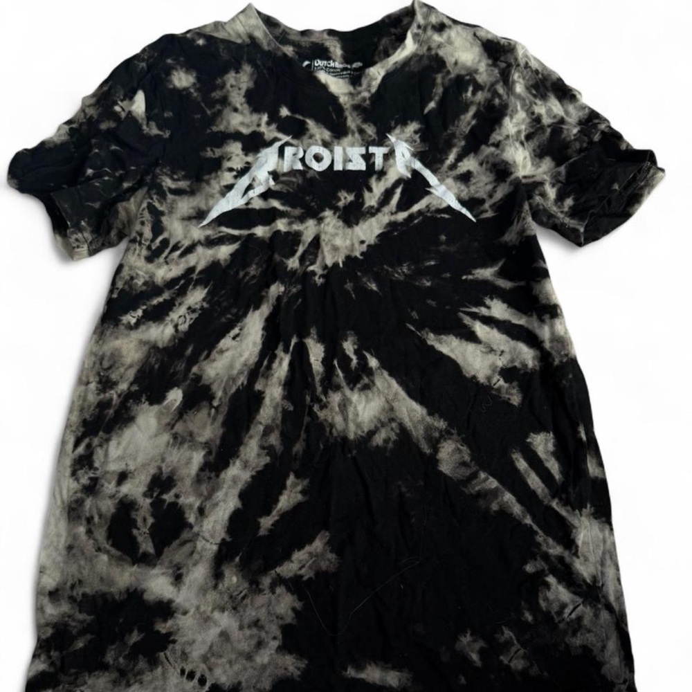 Dutch Bros SMALL Black & White Tie-Dye “Broista” Tee DB 1992